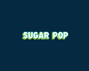 Modern Pop Art Neon logo design