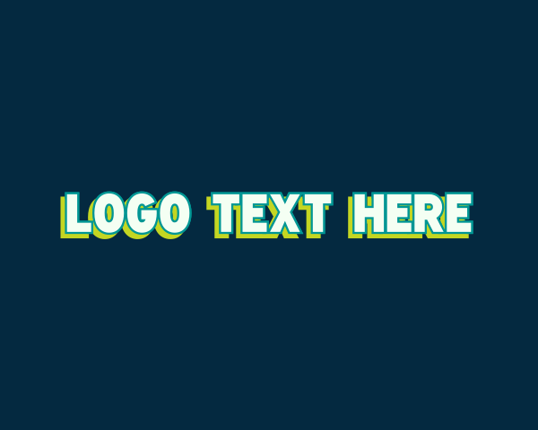 Text logo example 1