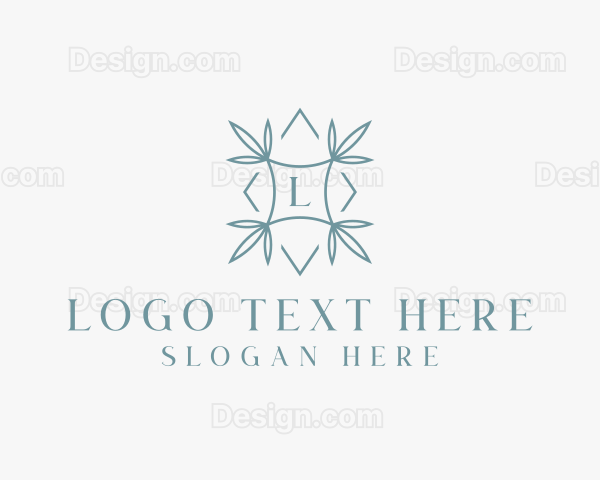 Leaf Floral Garden Logo