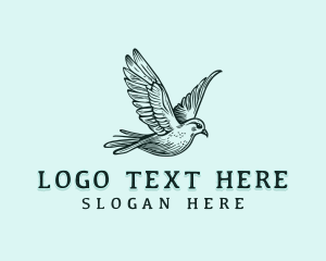 Aviary Christian Dove logo