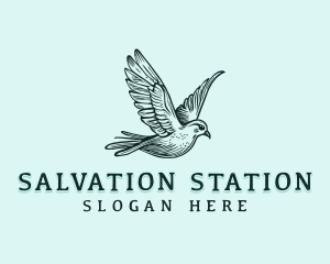 Aviary Christian Dove logo