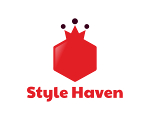 Hexagonal Crown Pomegranate logo