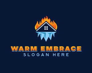 Thermal Temperature Ventilation logo design