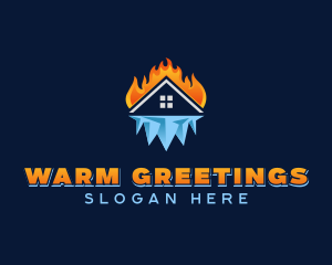 Thermal Temperature Ventilation logo design