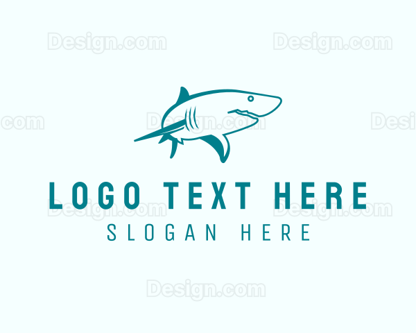 Ocean Shark Wildlife Logo