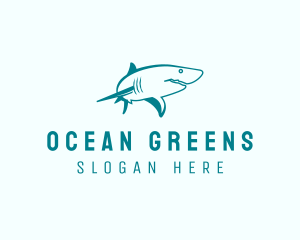 Ocean Shark Wildlife  logo design