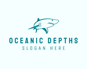 Ocean Shark Wildlife  logo design