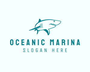 Ocean Shark Wildlife  logo design