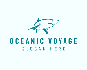 Ocean Shark Wildlife  logo design