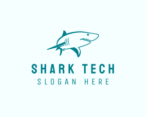 Ocean Shark Wildlife  logo design