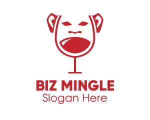 Monkey Wine Glass logo