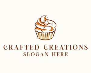 Cupcake Bakery Dessert logo design