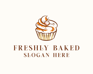 Cupcake Bakery Dessert logo design