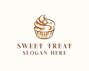 Cupcake Bakery Dessert logo design