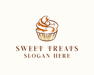 Cupcake Bakery Dessert logo design