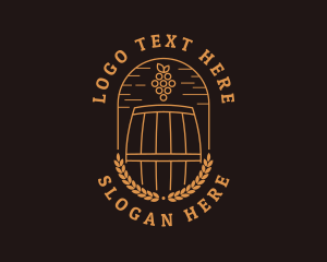 Grape Winery Alcohol logo