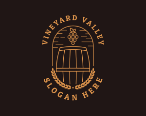 Grape Winery Alcohol logo