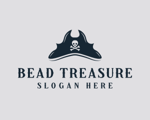 Skull Pirate Hat logo design