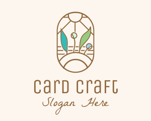 Organic Farm Stained Glass logo design