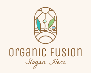 Organic Farm Stained Glass logo
