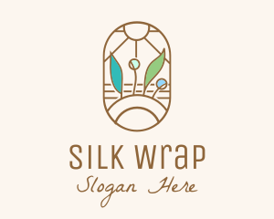 Organic Farm Stained Glass logo design