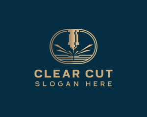 Industrial CNC Machine logo design