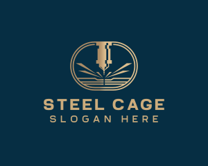 Industrial CNC Machine logo design