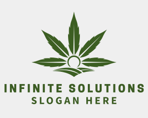 Organic Marijuana Farm Logo