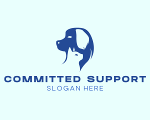 Dog Cat Pet Care logo design