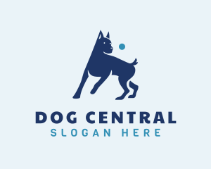 Blue Dog Trainer logo design