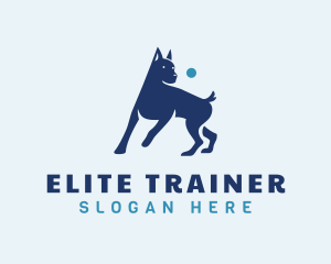 Blue Dog Trainer logo design