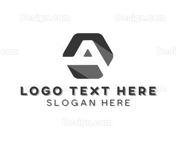 Hexagon Business Letter A Logo