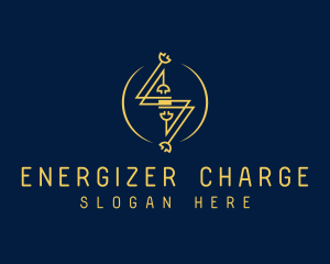 Electric Flash Charging Plug logo design