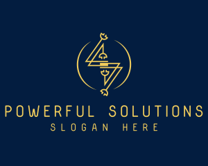 Electric Flash Charging Plug logo design