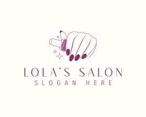 Manicure Nail Polish logo design