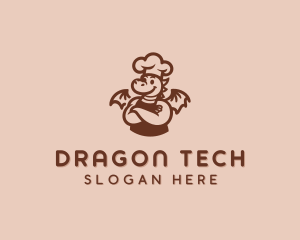 Dragon Chef Cook logo design