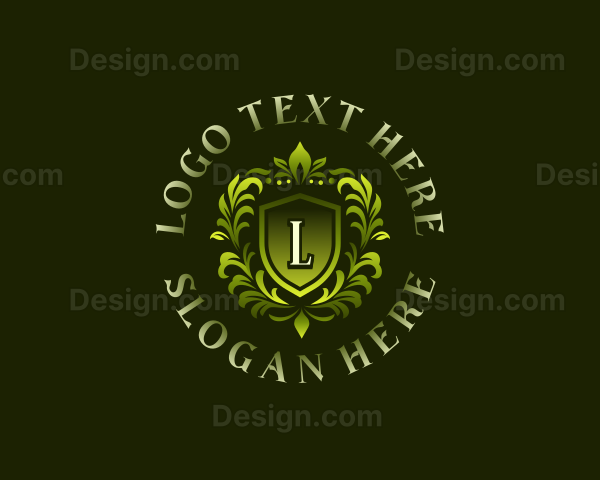 Premium Floral Ornament Logo