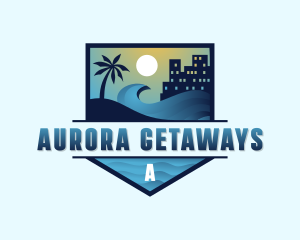 City Beach Getaway logo design