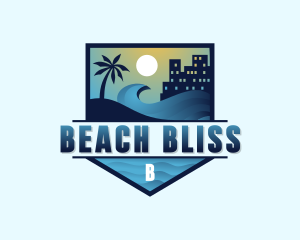 City Beach Getaway logo design