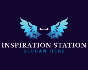 Wing Halo Angel logo