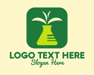 Test Tube Leaf Application logo