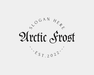 Gothic Tattoo  Artist logo design