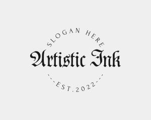 Gothic Tattoo  Artist logo