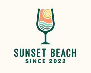 Sunset Beach Bar  logo design