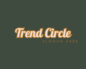 Retro Cursive Business logo
