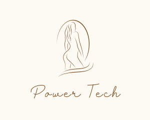 Nude Woman Model Logo