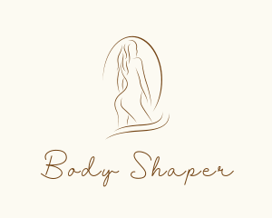 Nude Woman Model logo design