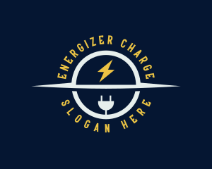 Electricity Power Plug logo design