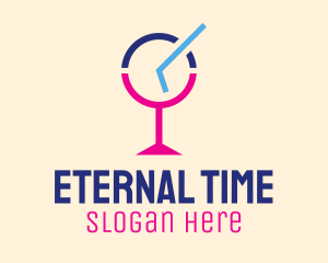 Cocktail Bar Time logo design