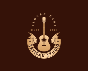 Guitar Music Studio logo design